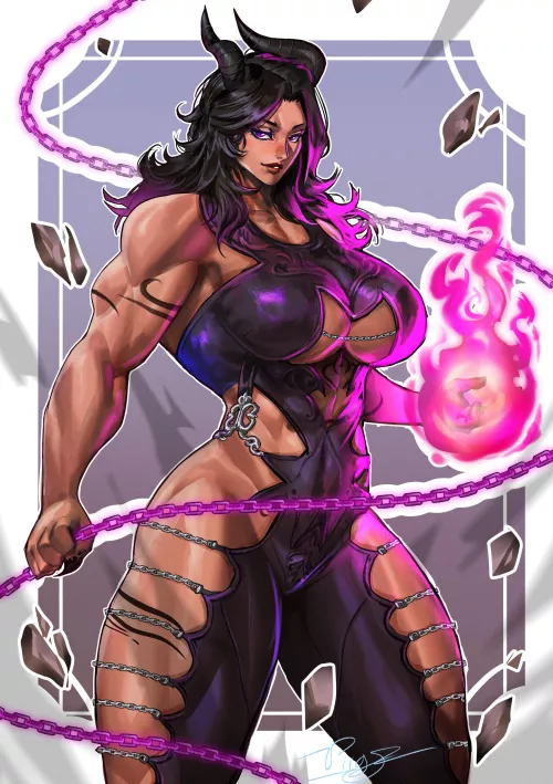 Fire demon [@1509Virgoart]