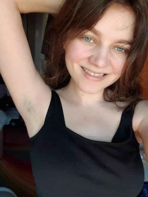Happy to show you my new armpit growth