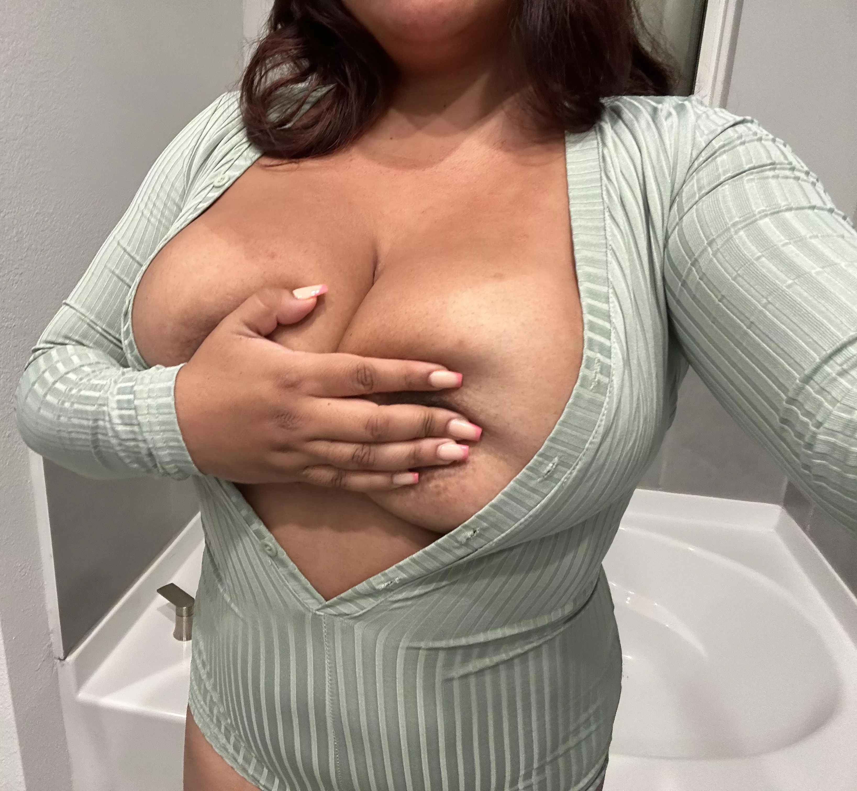 Hold my boobs and I’ll hold your dick 