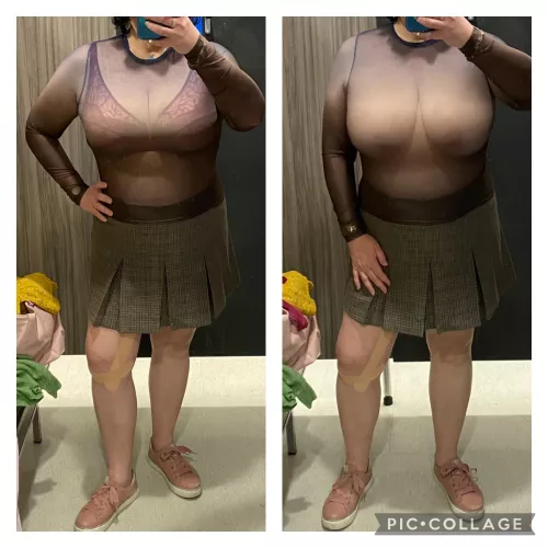 How about this one? Bra on or bra off