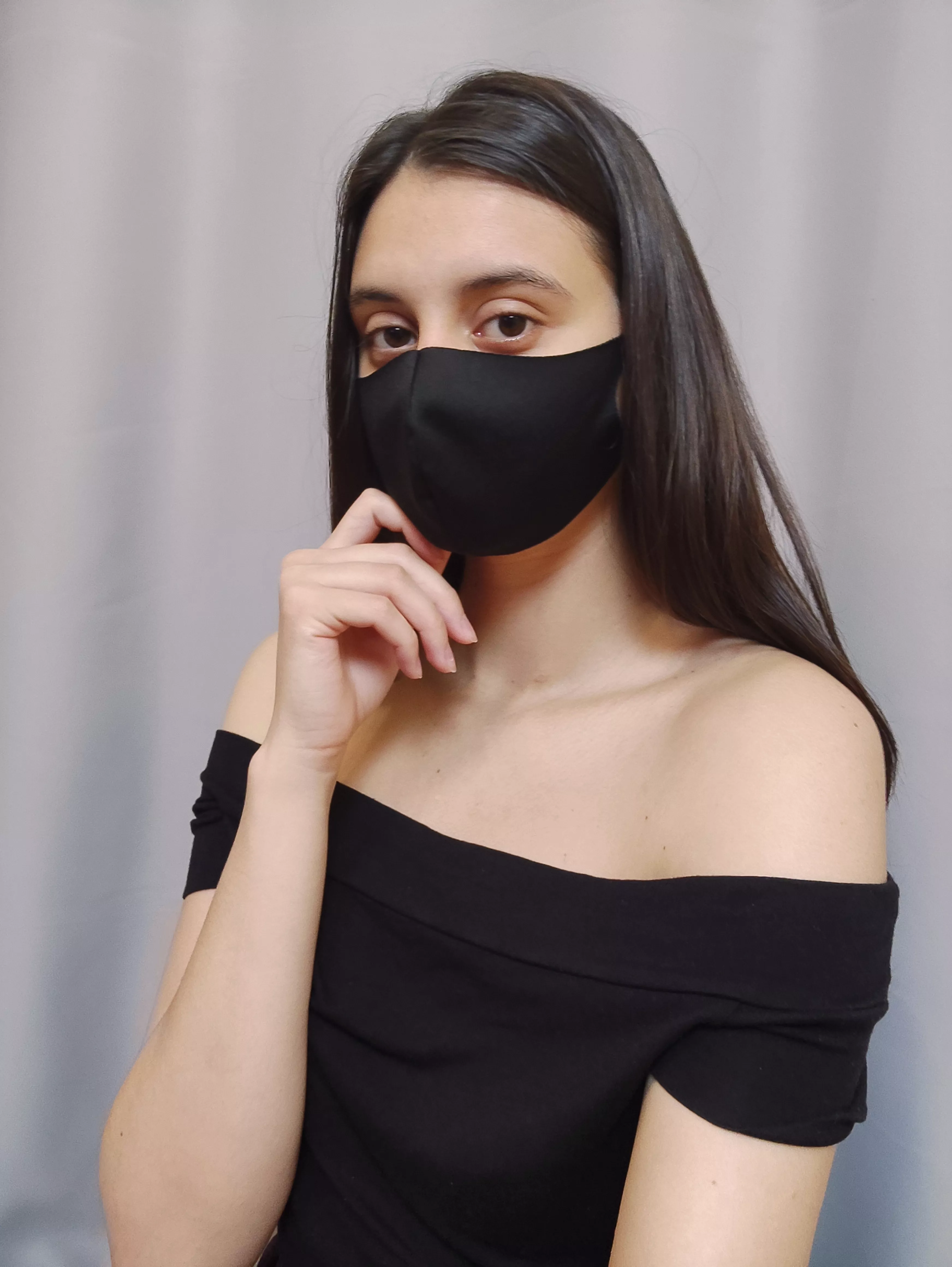 I can touch you and myself with my hands 