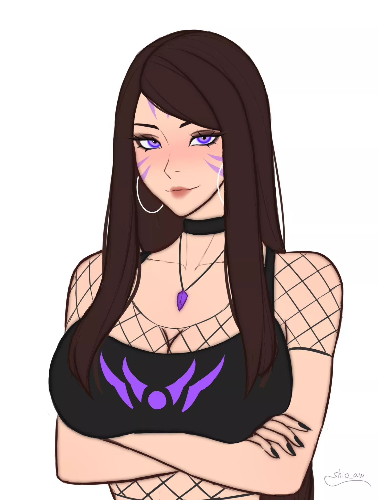 Kai'sa with your new Outfit (Shio Aw)