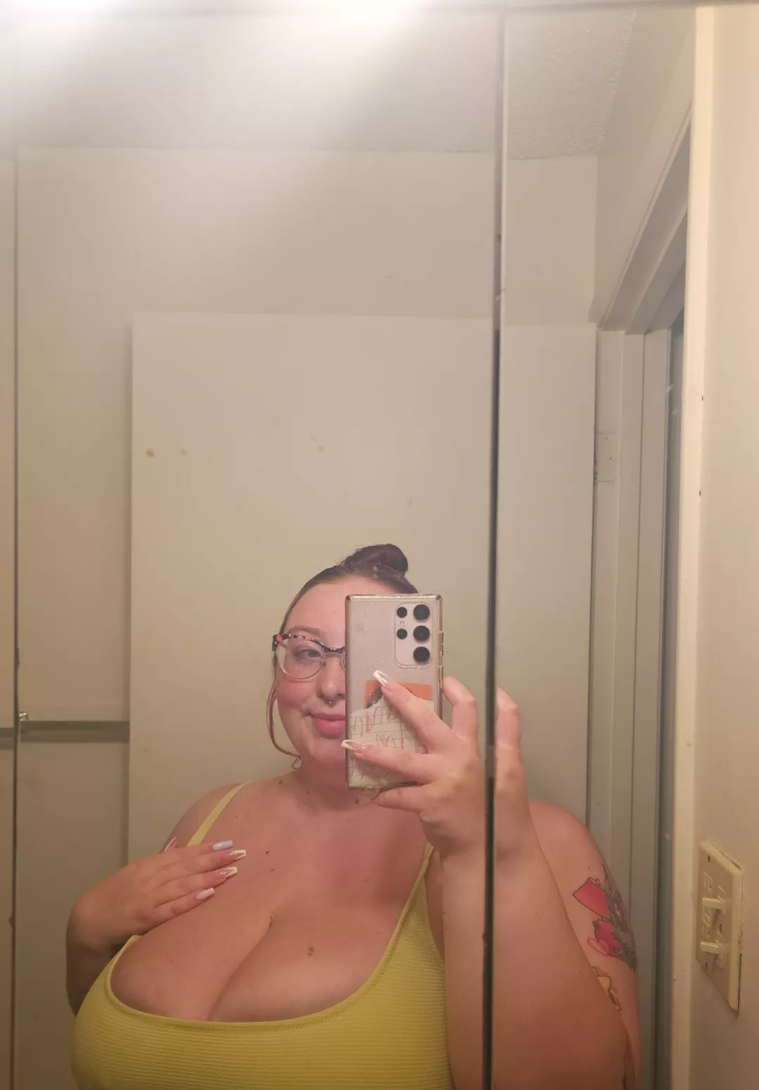 Little after swimming selfie 