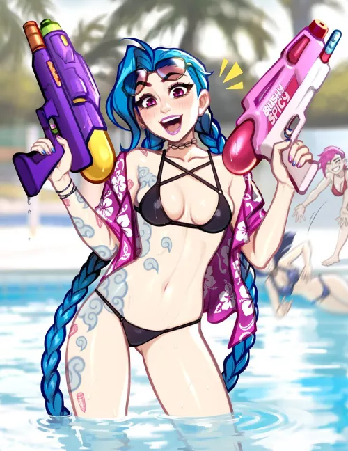 Pool Party Jinx (BlushySpicy)