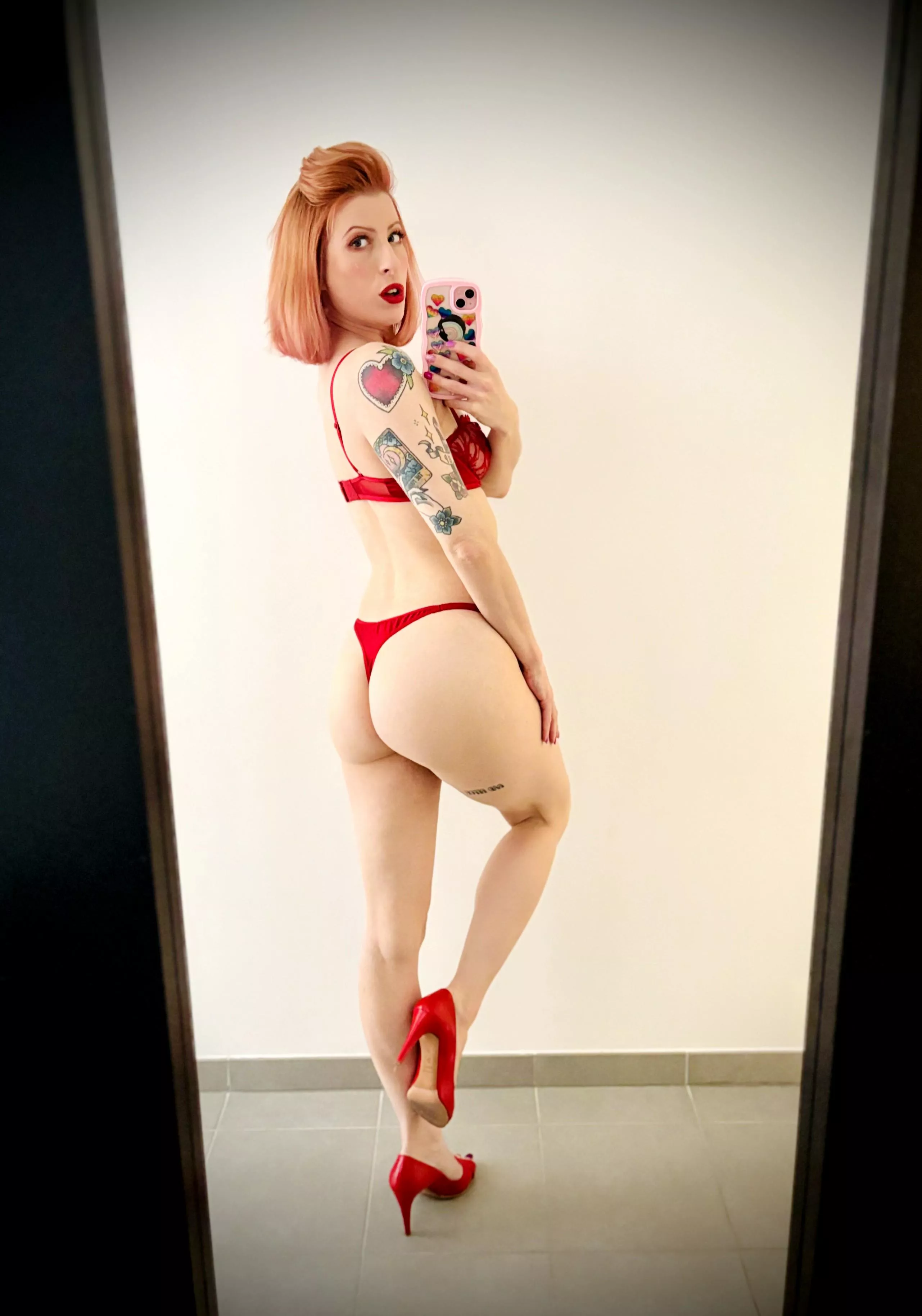 Red suits me perfectly.