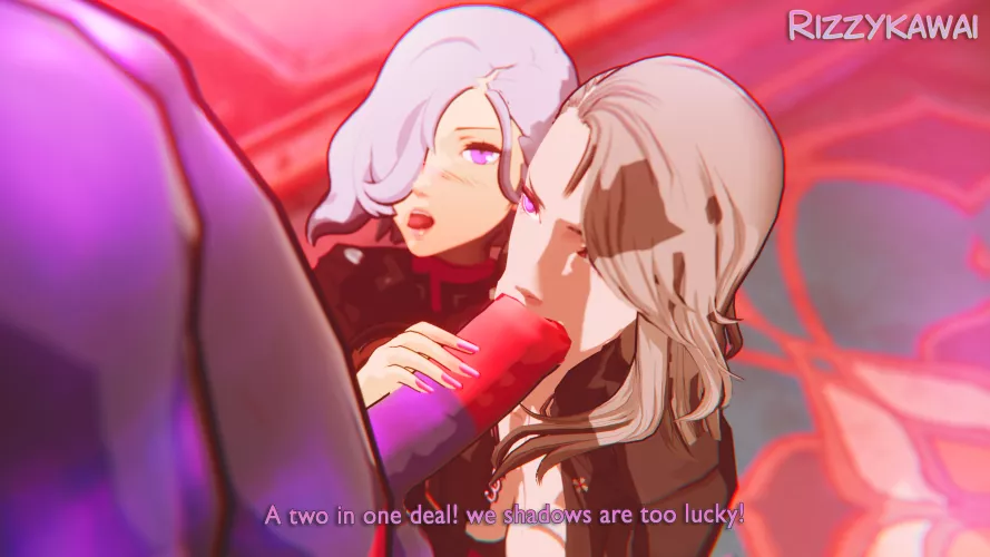 Sae and a tomboy Sae (@Rizzykawai) 