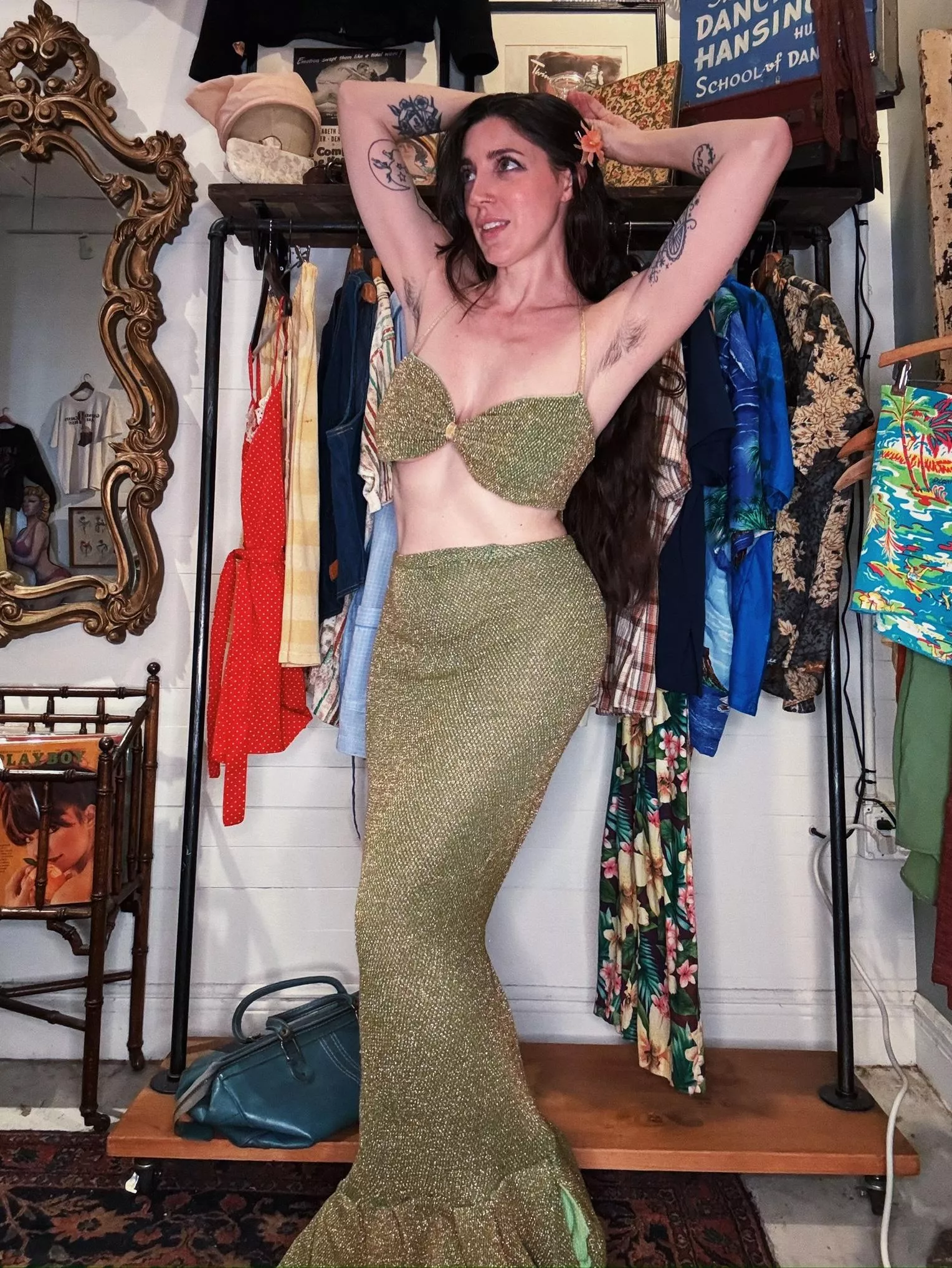 Who knew Mermaids had hairy armpits