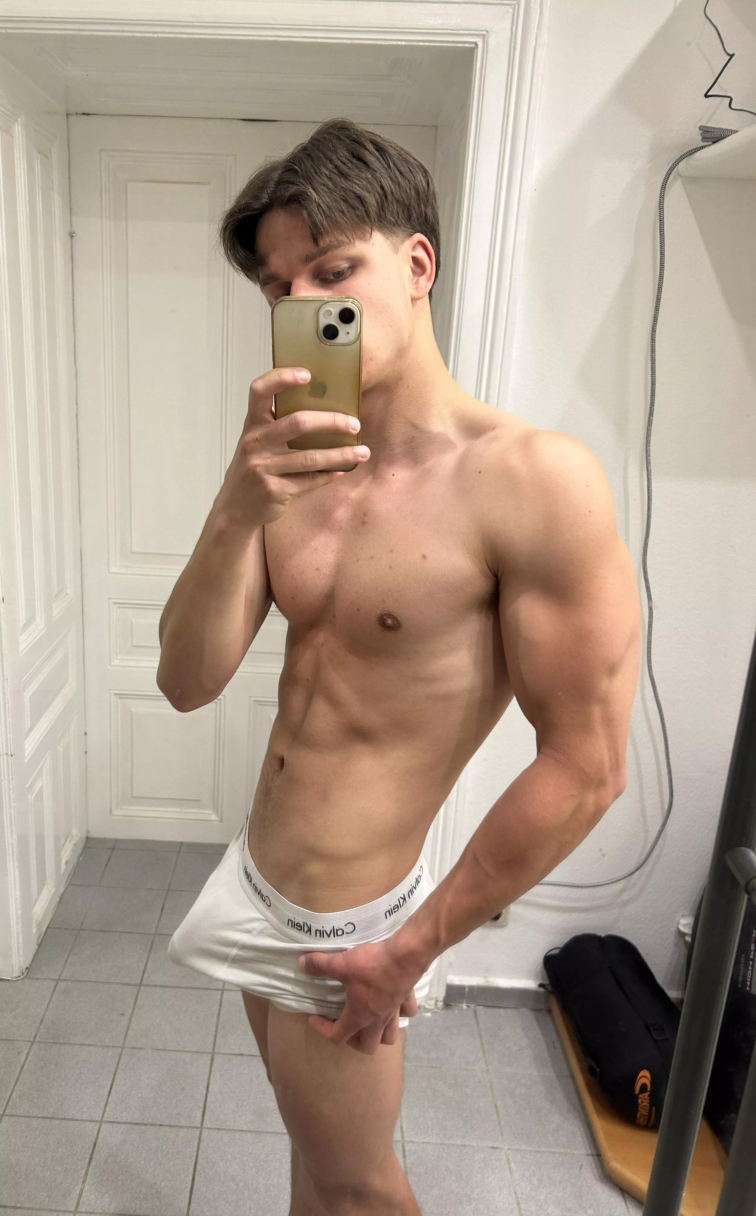 (19)Would you suck my bulge?