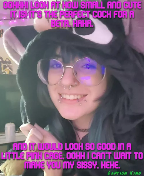 Beta sissy needs a cage