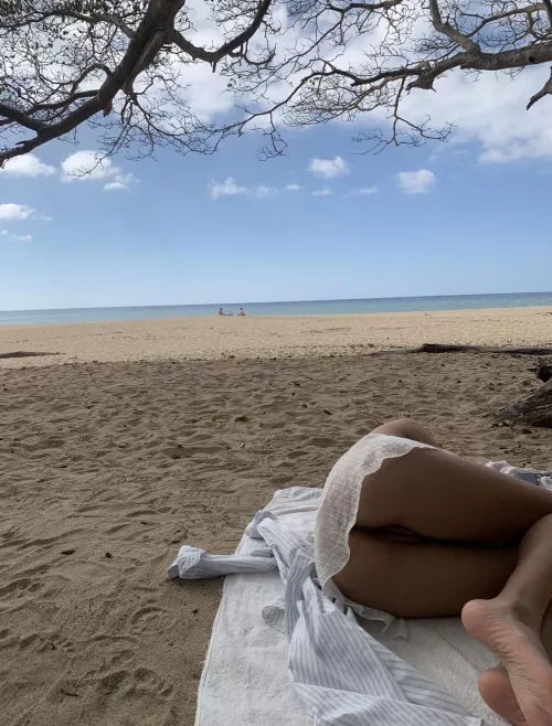 I fell asleep on the nudist beach
