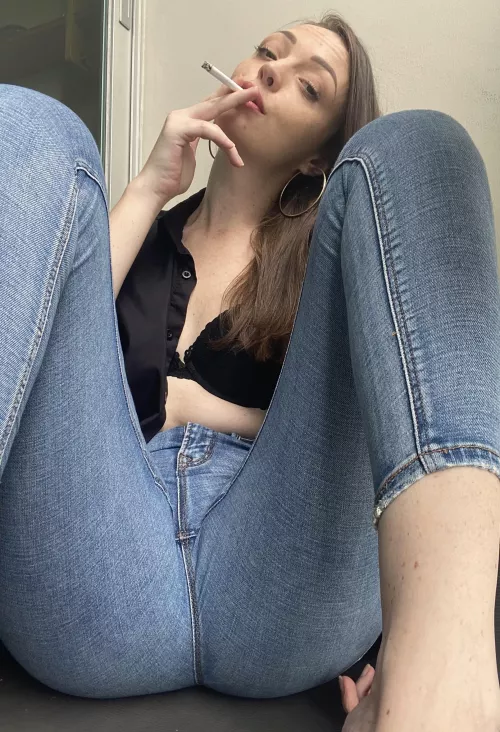 I have a little place here for you to sit and smoke with me