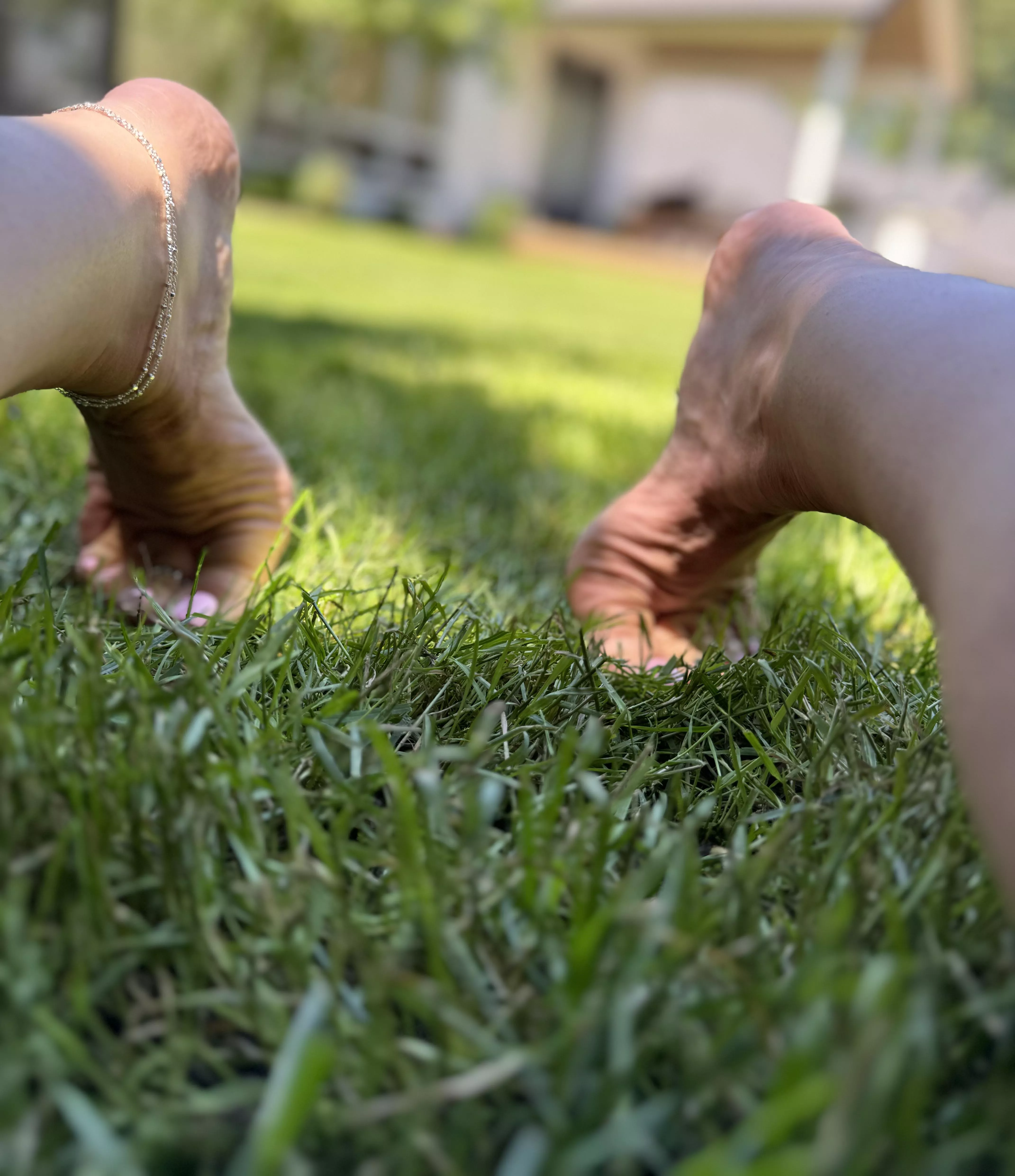 Just doing some yard work.