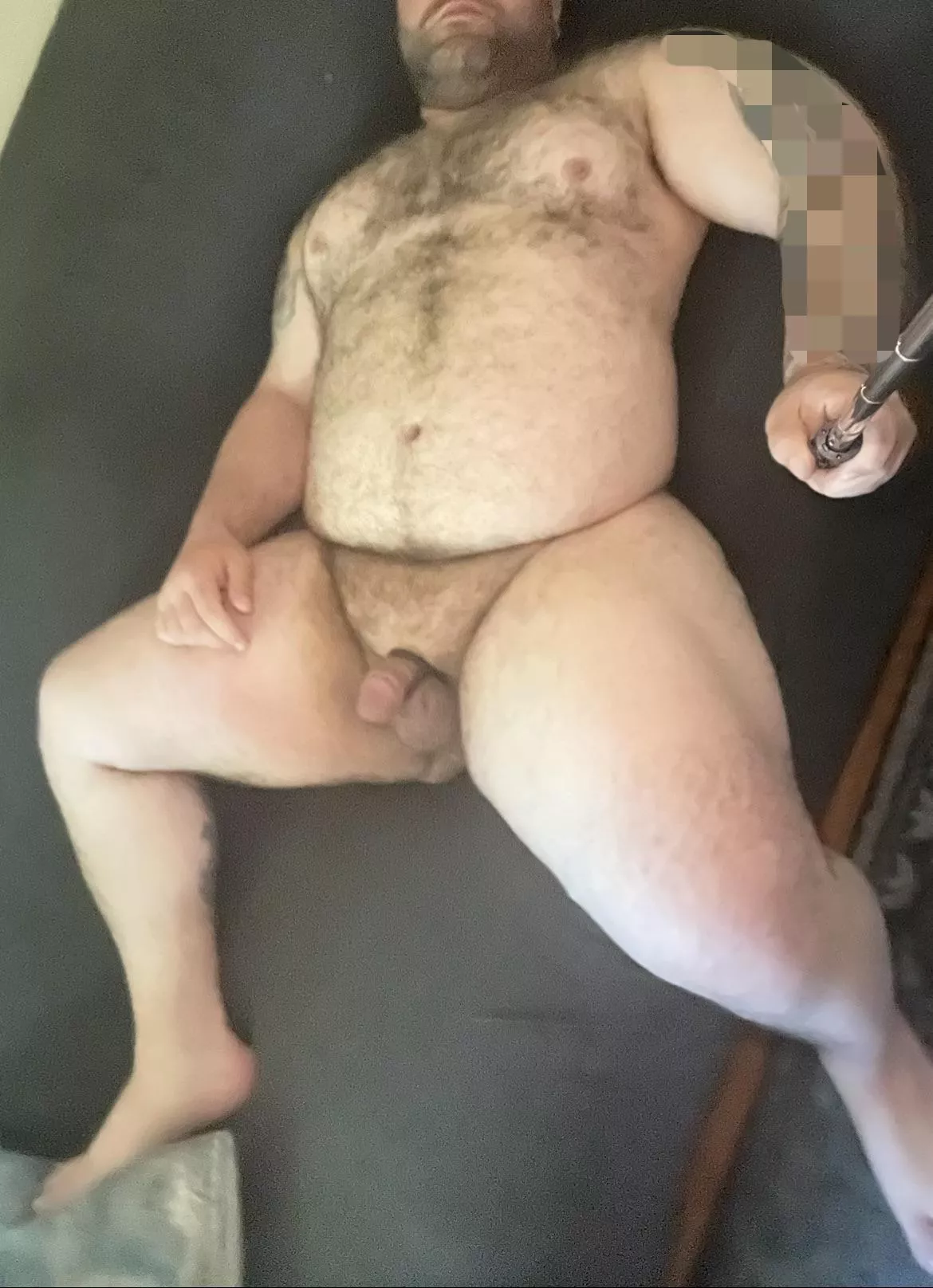 Lay between Daddy’s legs with ur head on my chest & let’s see where this goes!🐻😉