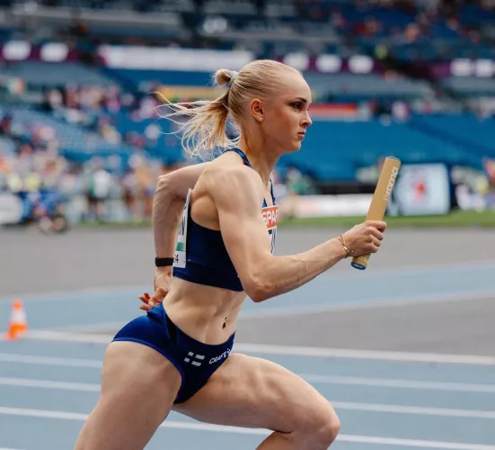 Milja Thureson- Finnish sprinter 