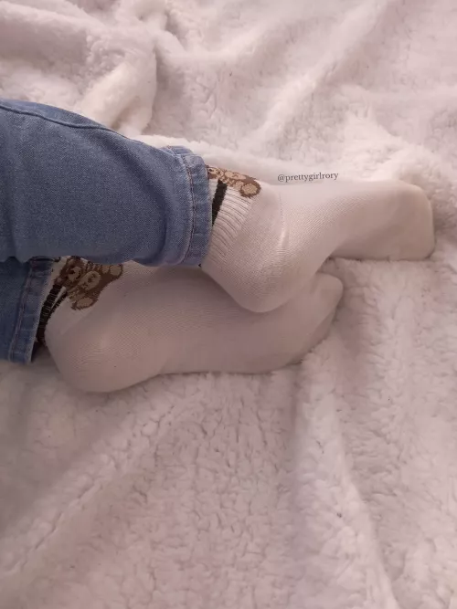 pretty white socks ready to dirtied