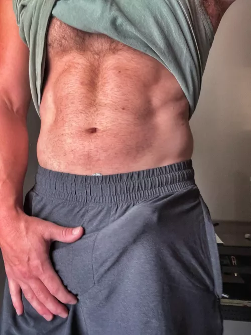 Shorts stretched nice and tight!