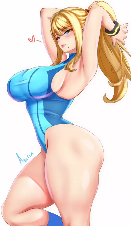 Ultra thick Samus showing off