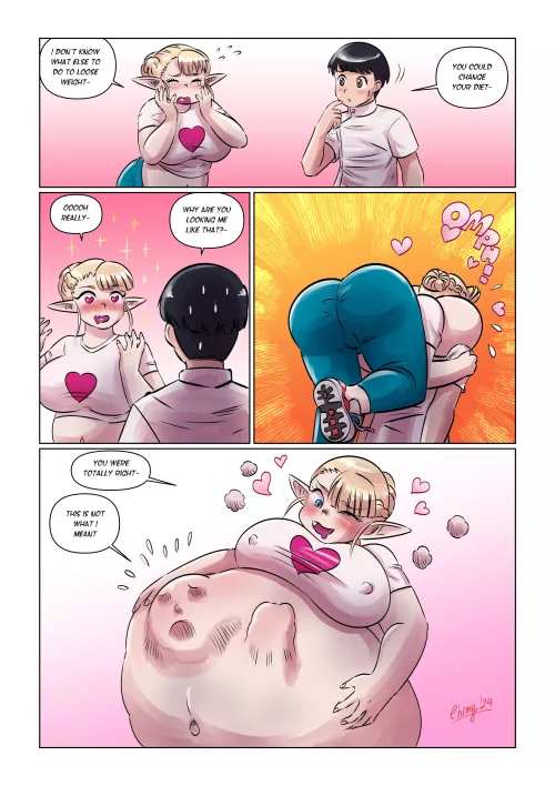 {Comic} Plus sized elf: 