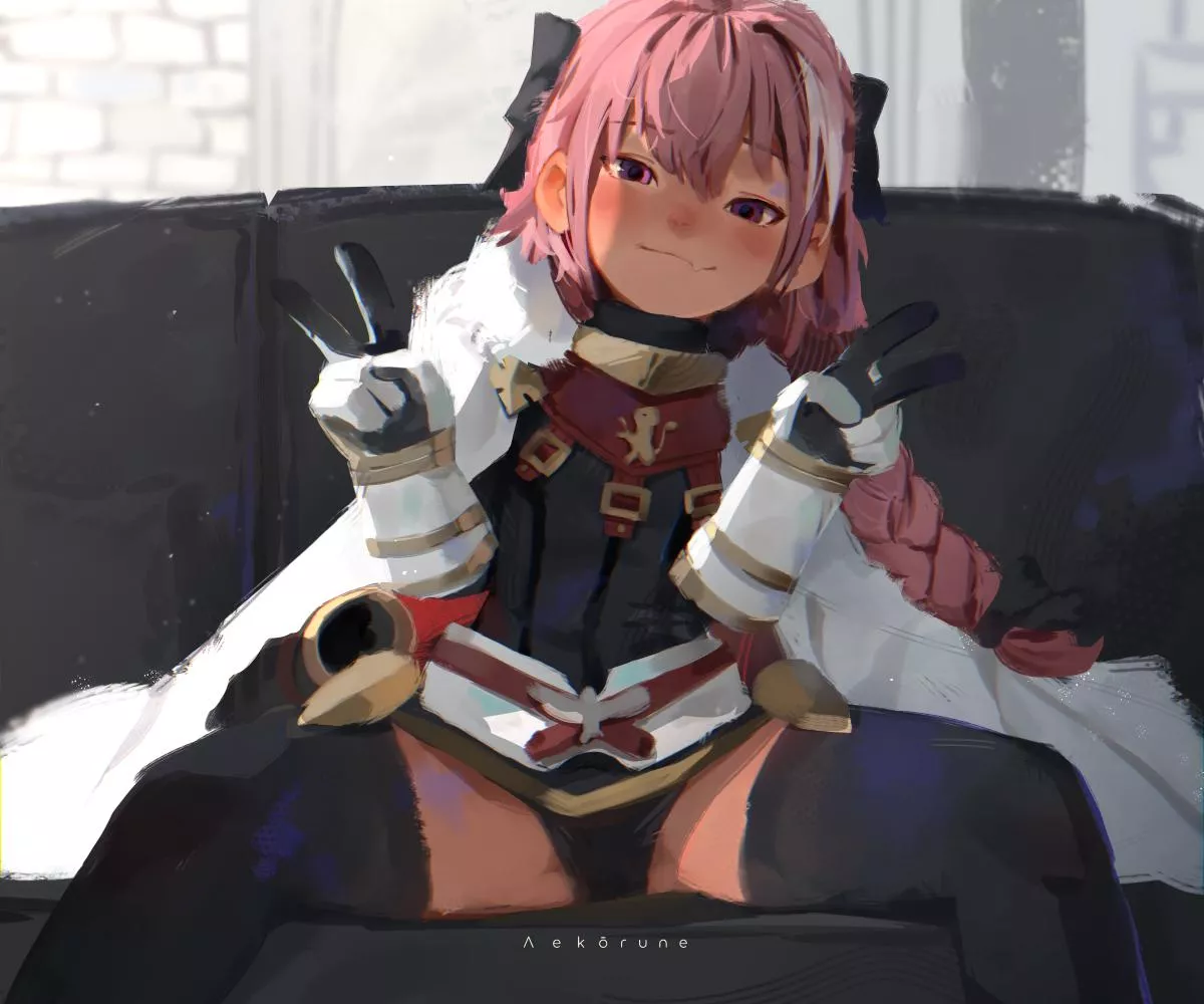 couch cutie Astolfo