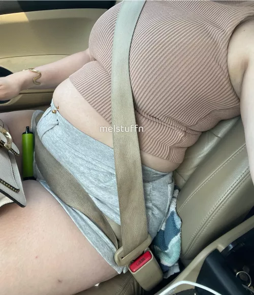 Fattys have to run errands too, I look hungry 🤭