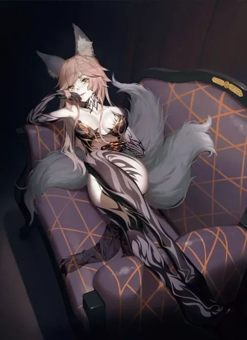 Looking sexy tamamo 