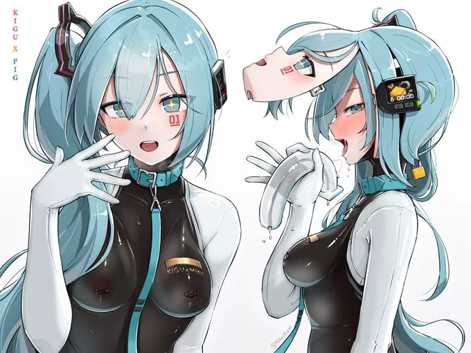 Miku with a gag mask (AlterKyon)