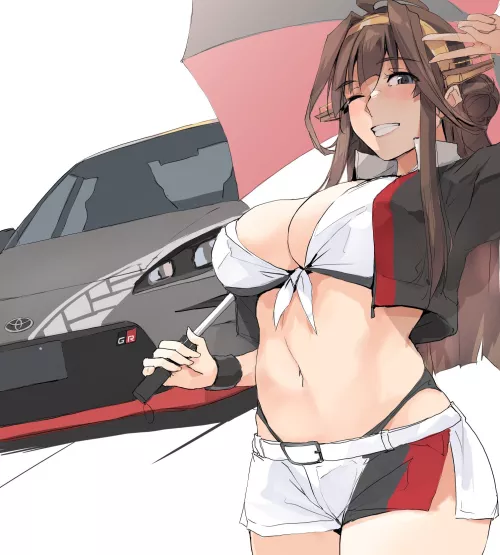 Race Queen Kongou (Zekkyon) [KanColle]