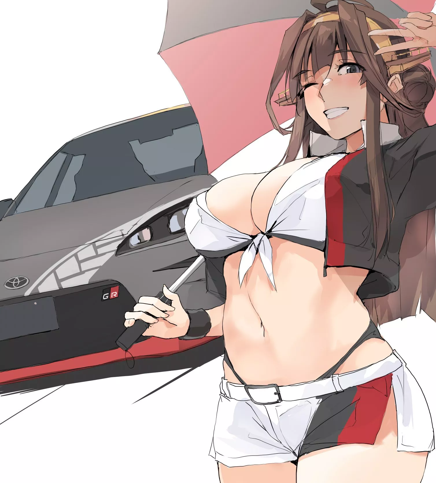 Race Queen Kongou (Zekkyon) [KanColle]