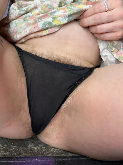 Showing you what’s hiding under my dress 