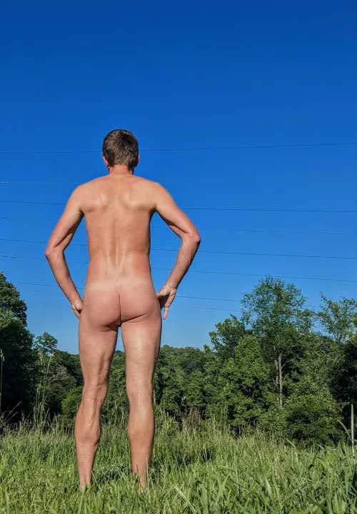 Soaking in the blue skies and sunshine!