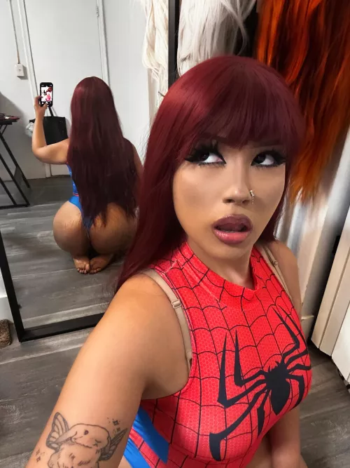 Some spiderman booty 🍑 (BrowardShawty)