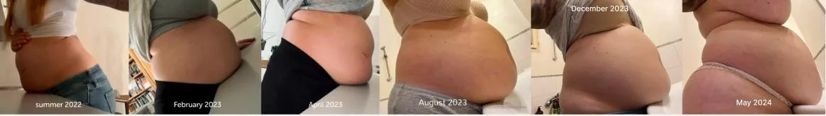 The evolution of one very horny feedee 🤭