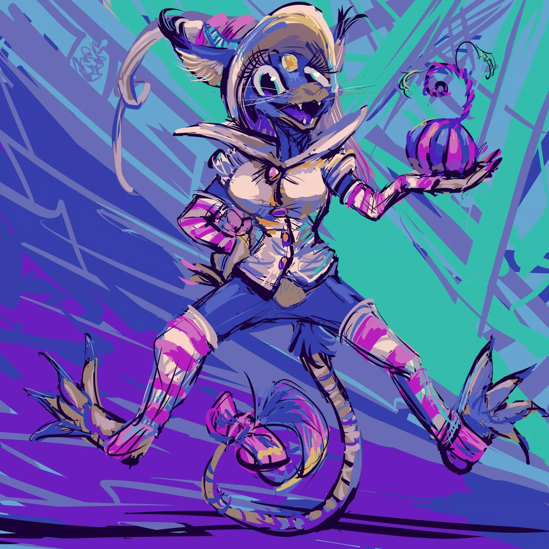 trisky business (i drew it)