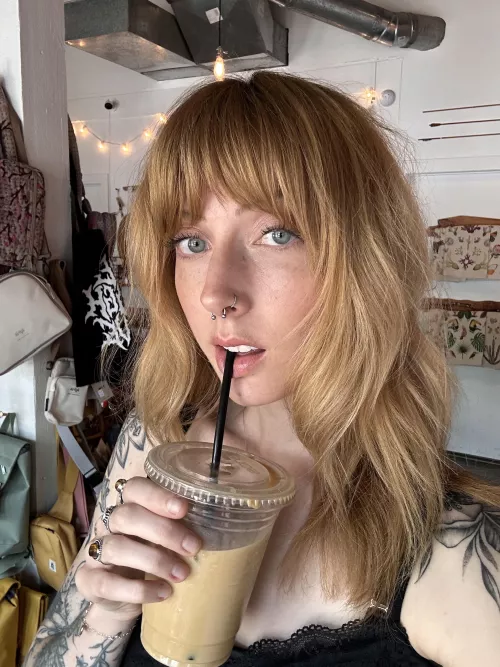 will you share iced coffee with me