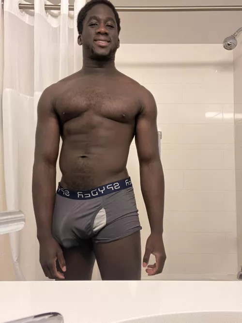 had rto strip down after getting rained out!