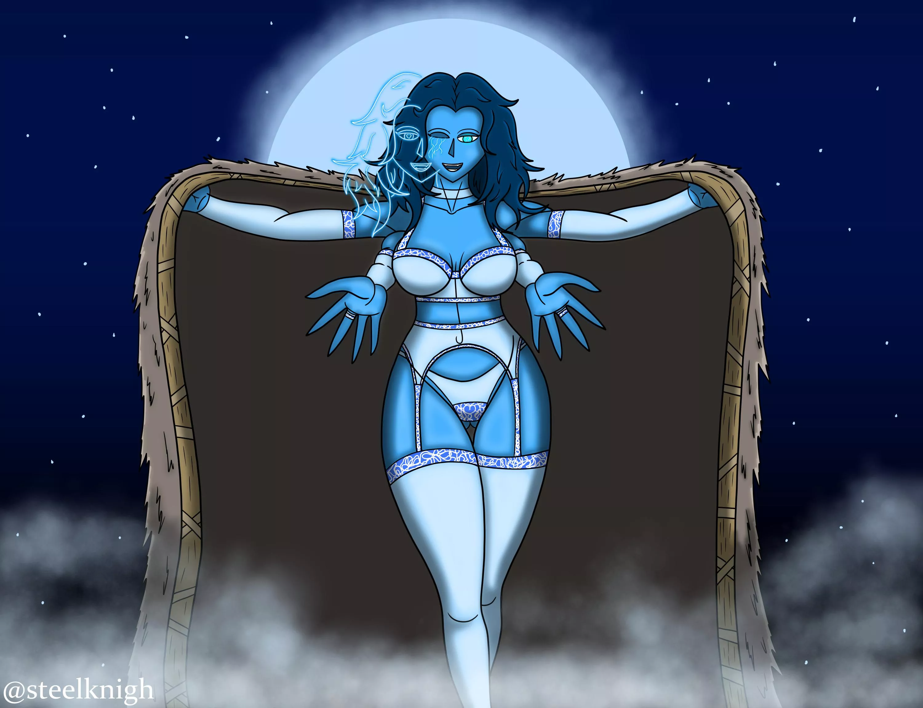 Just a Ranni fanart until the DLC comes out ( art by steelknigh )