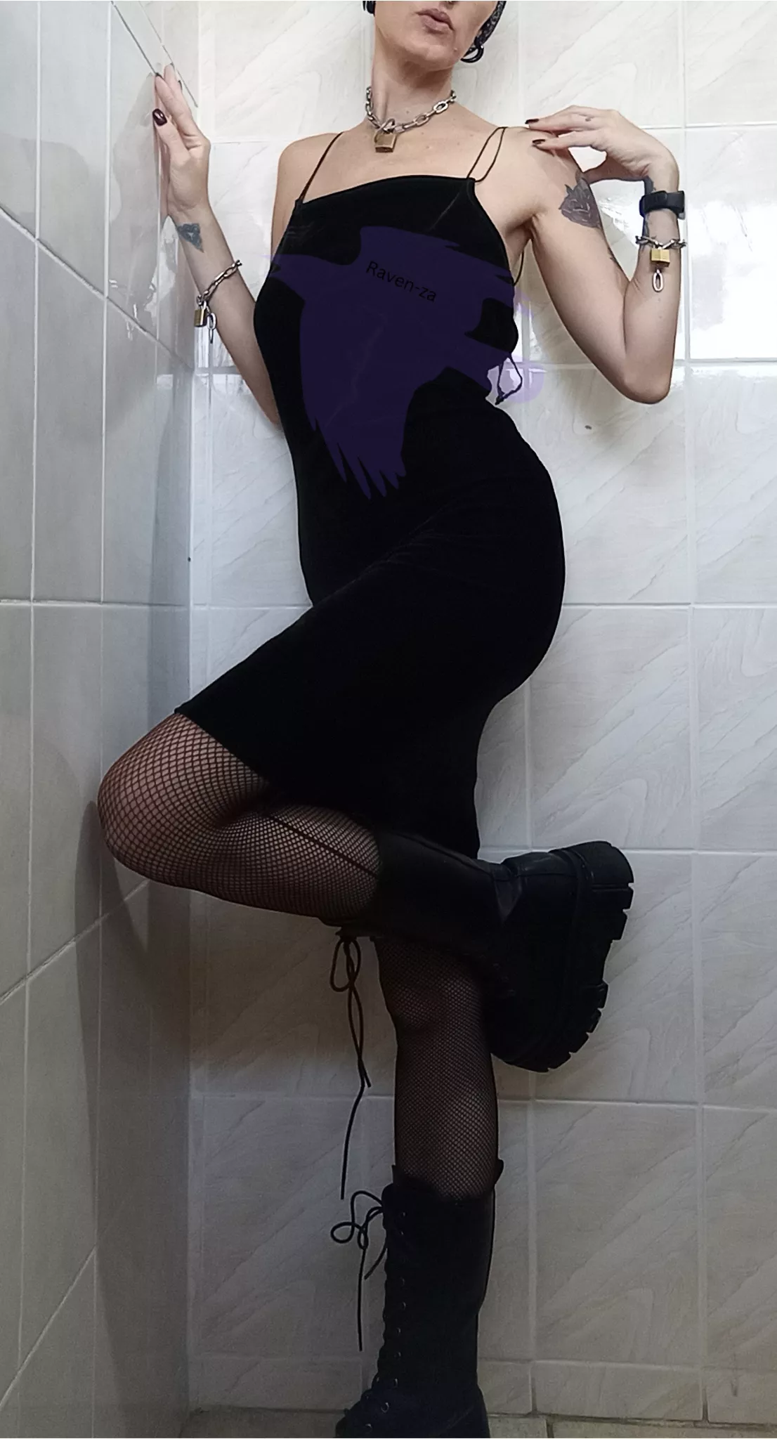 Just me and this dress with nothing else...