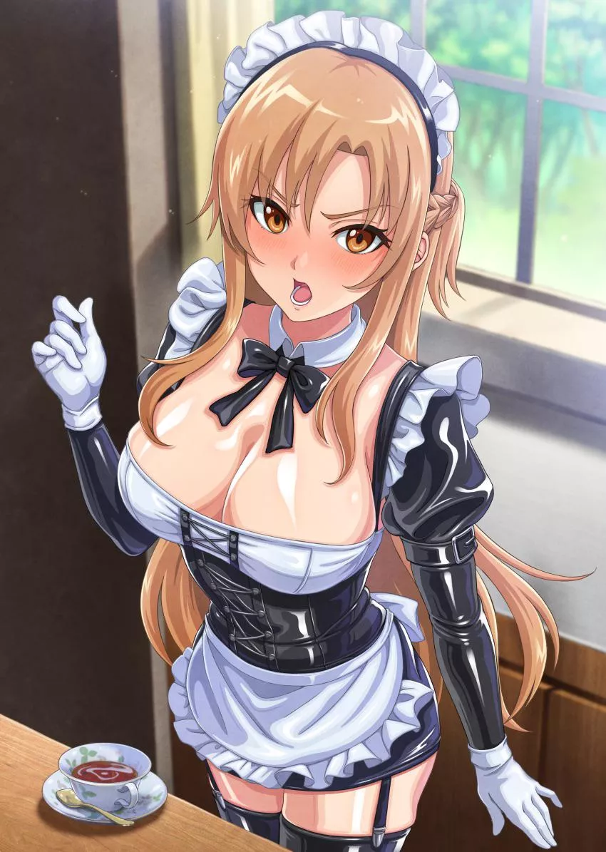 Maid Asuna wants to be of… service to you~