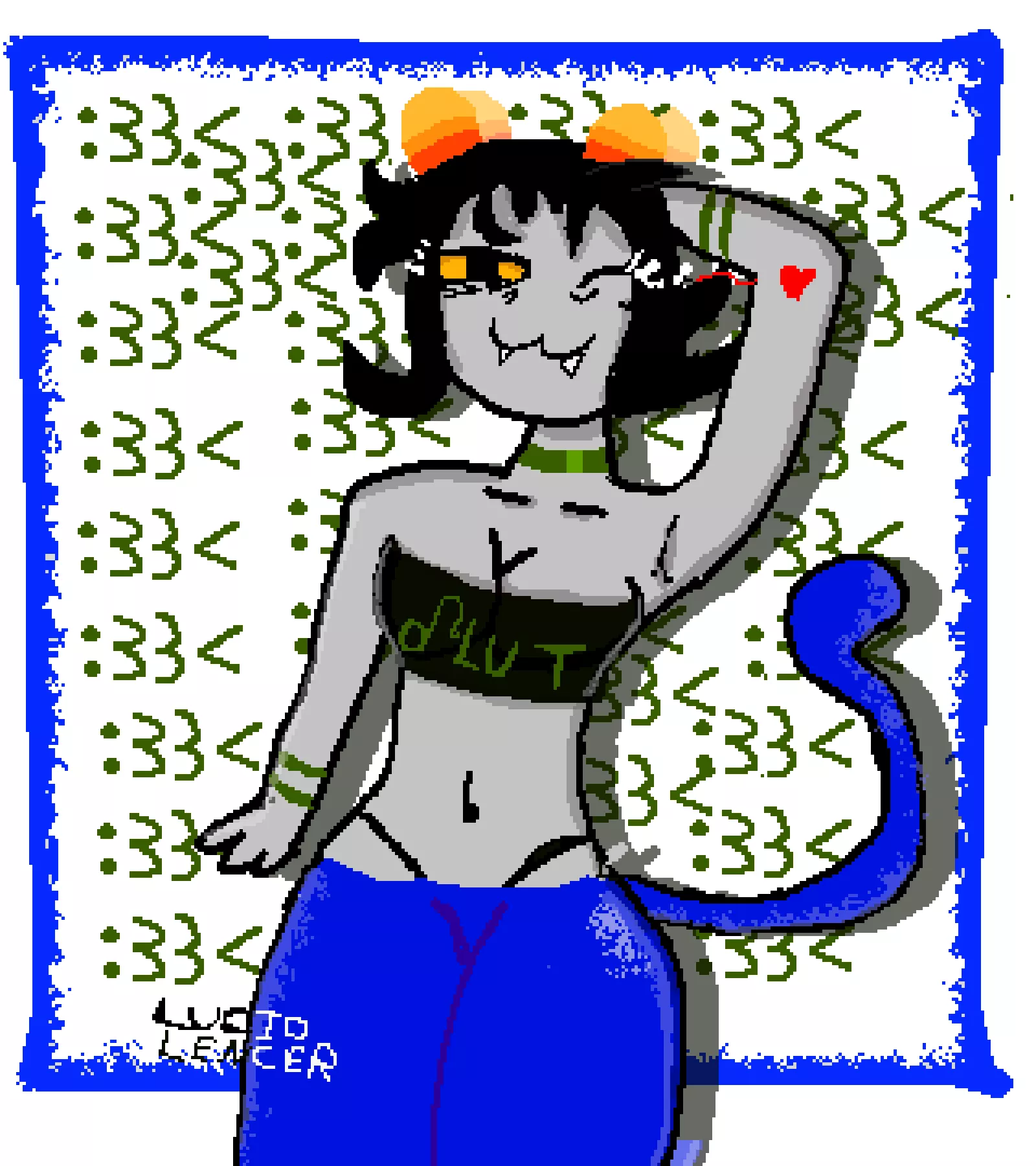 nepeta in slutty outfit [by me]
