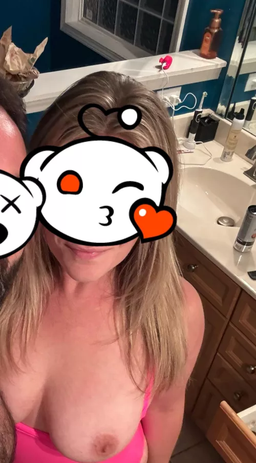 Posted earlier about staying natural or going with a boob job!! Thanks for the responses!!!! Here’s for the trouble guys!