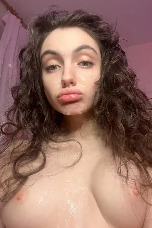 Should I take a shower or go for a walk with all this cream on my face