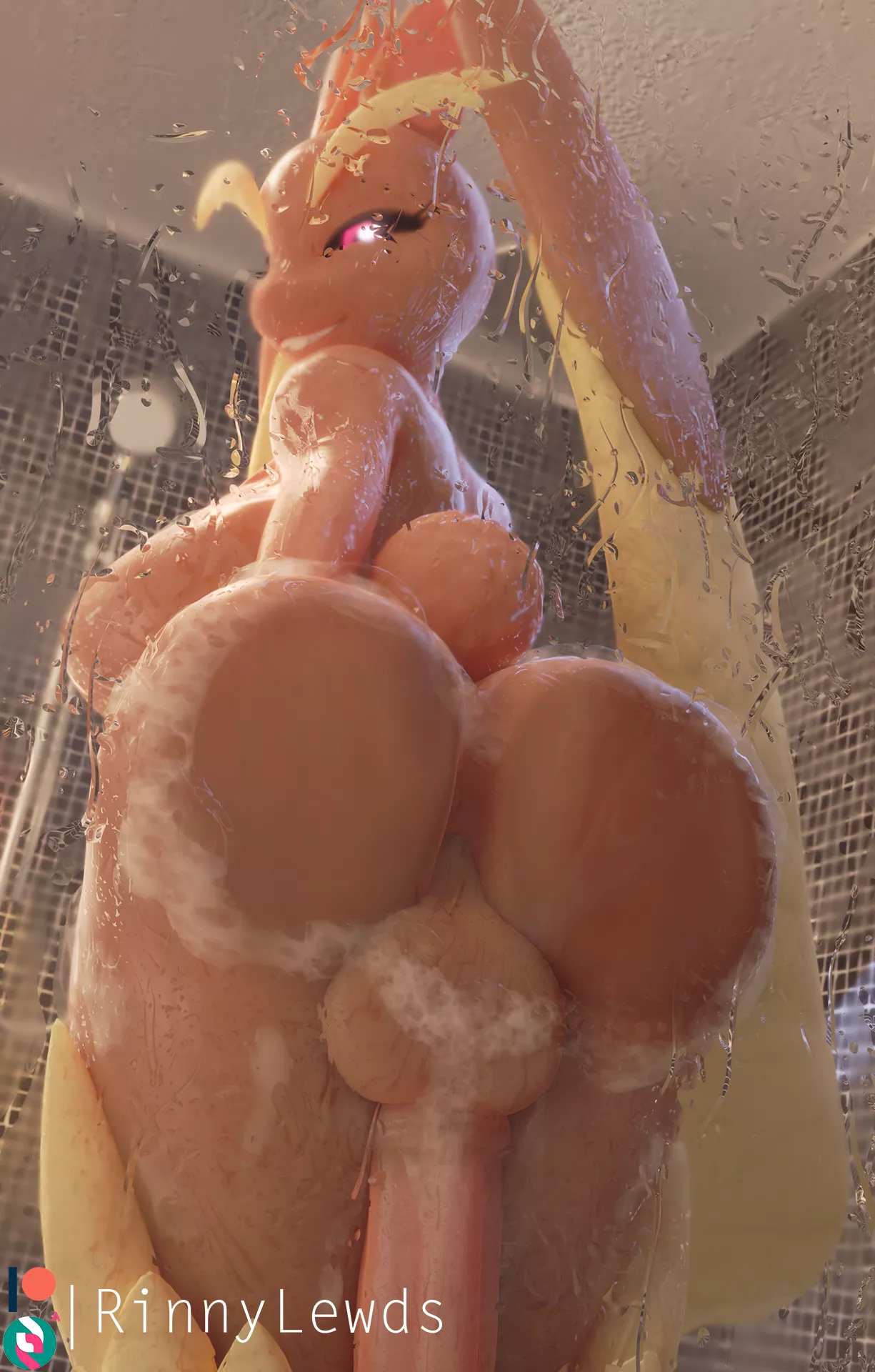 Taking a shower--- [by RinnyLewds]