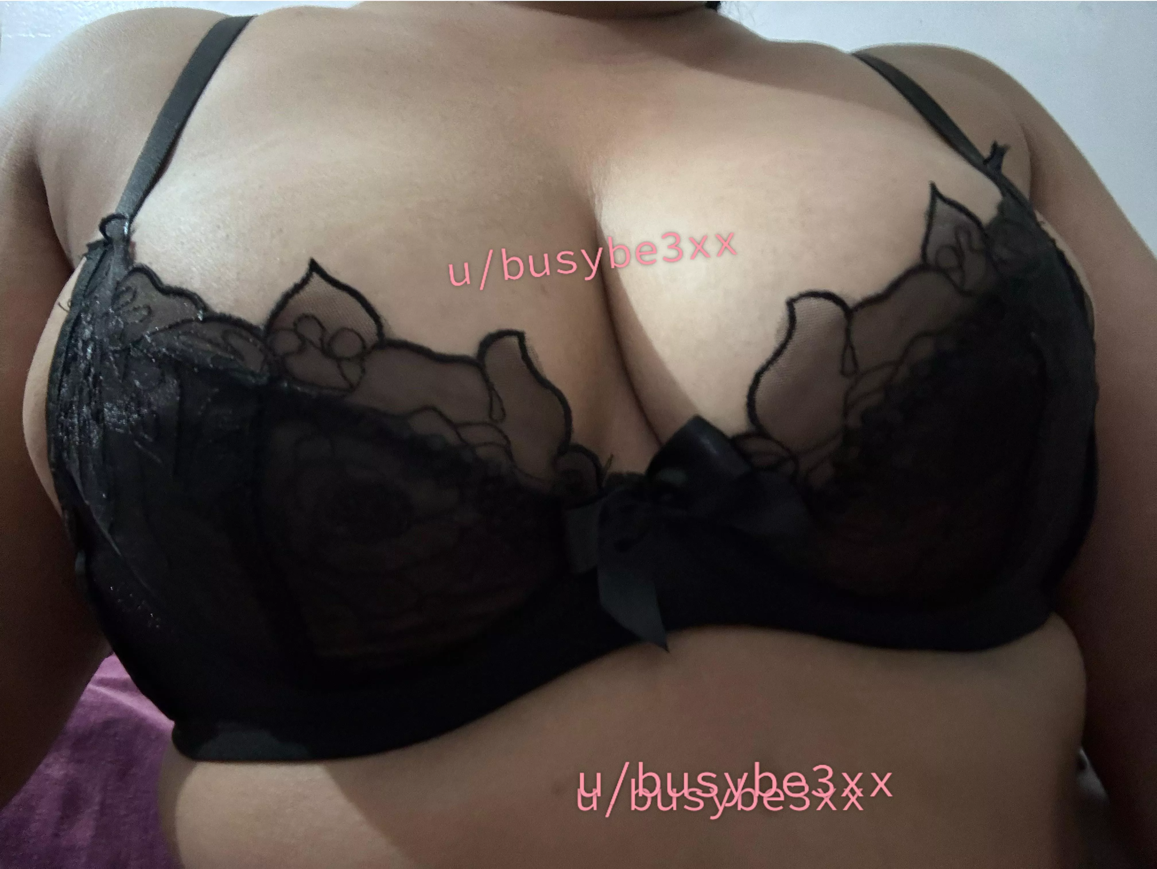 Bra’s too small and (f)limsy to support the boobs, maybe your hands will do a better job. 😏