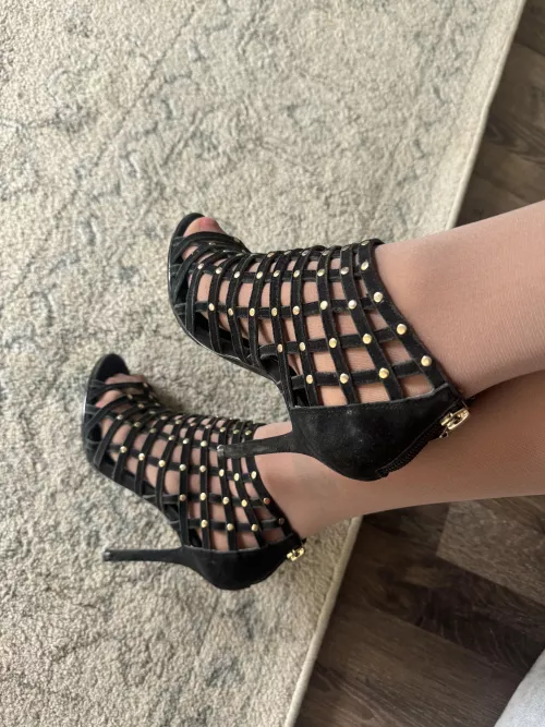 Caged heels