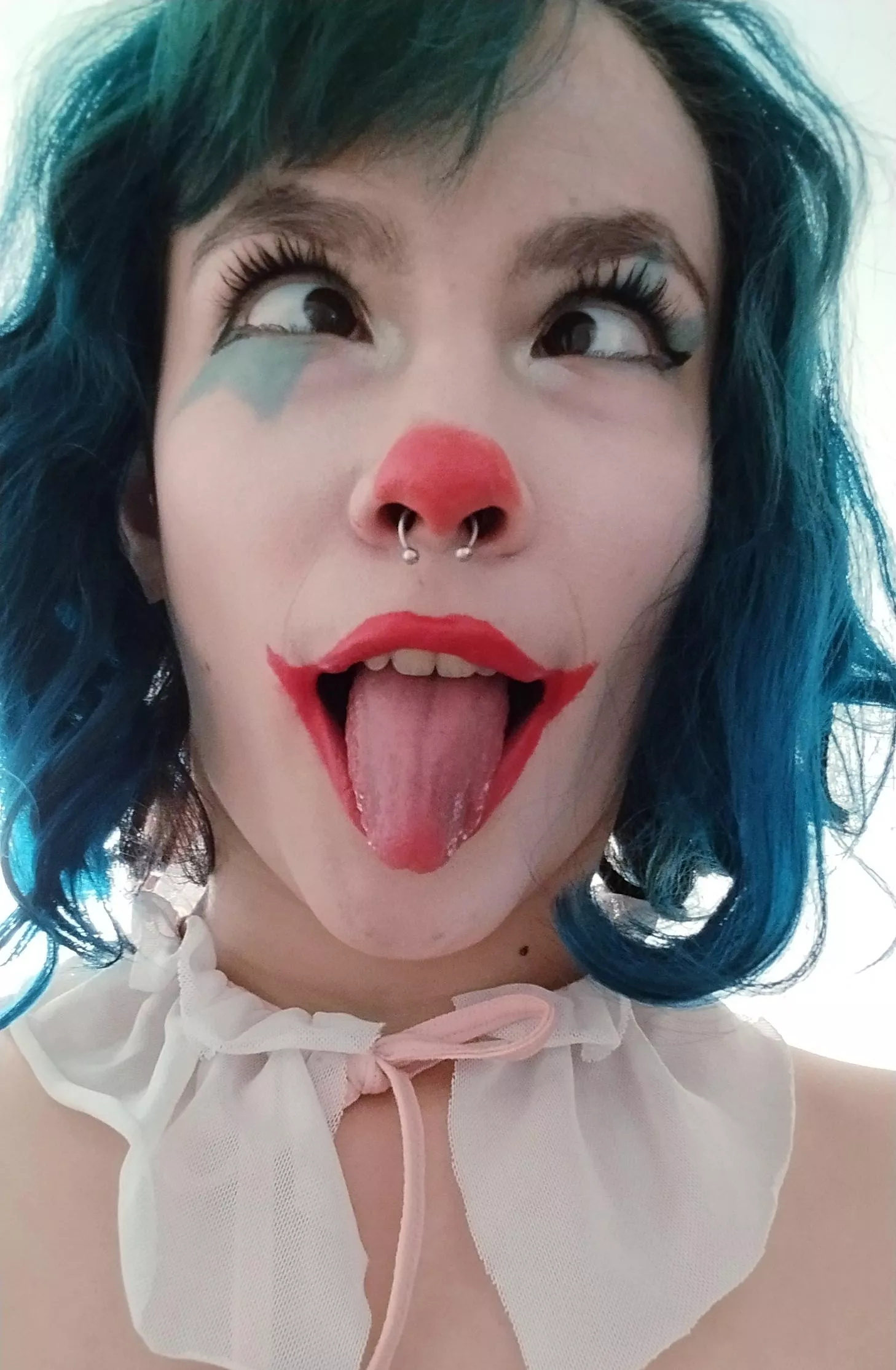 Crazy clown girl
