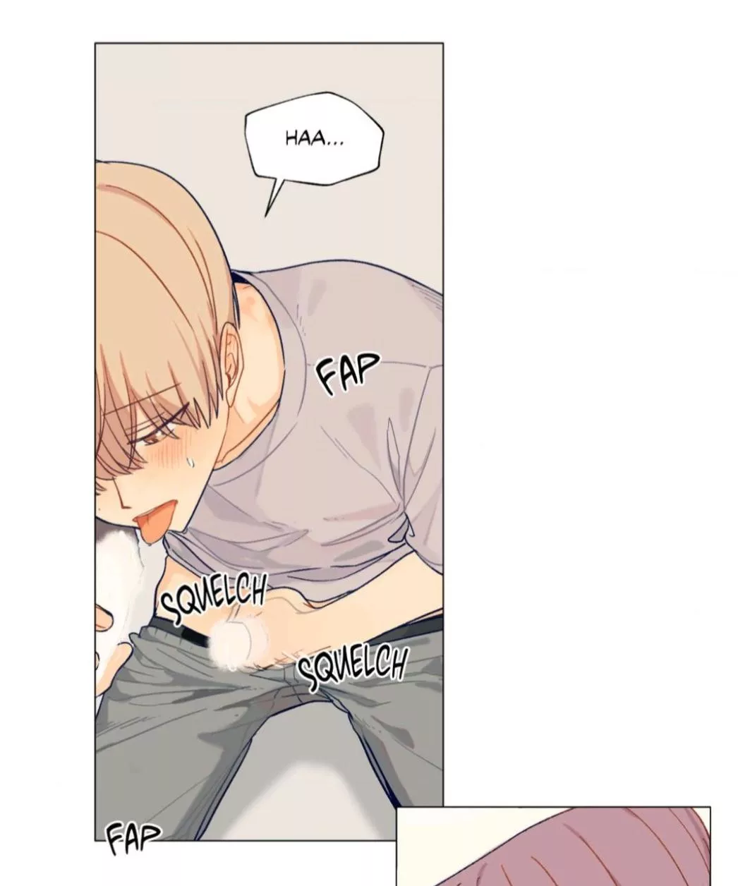 I think this is the first time I've seen someone jerk off while giving head in yaoi [For You 99%]