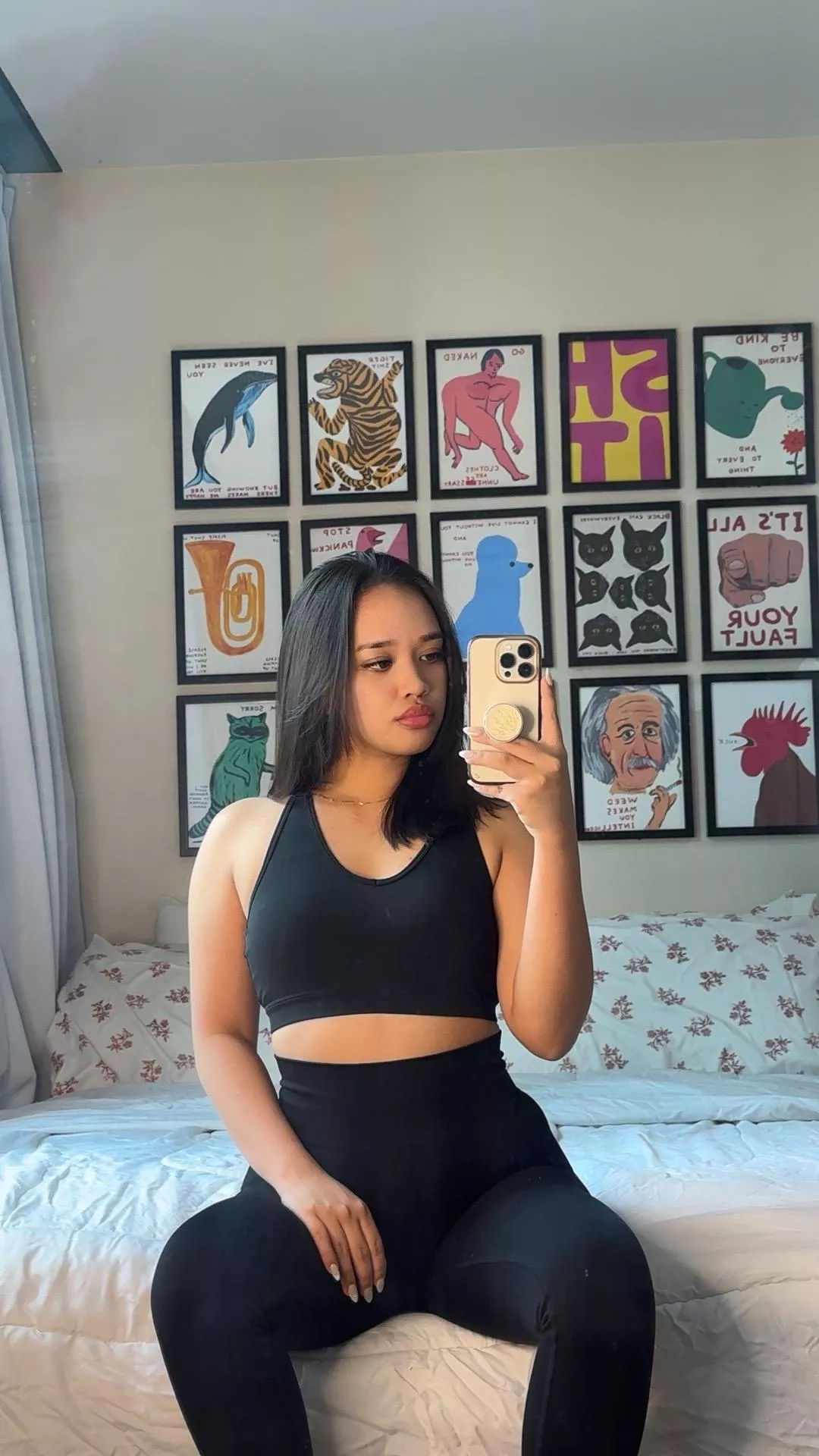 IUTR quick pre walk selfie 