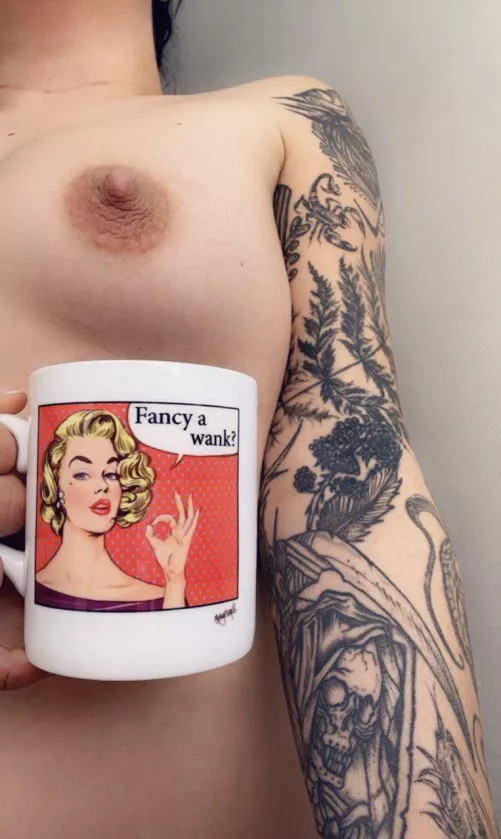 Looked out the window ☔️ Went for the coffee mugs suggestion instead 😜