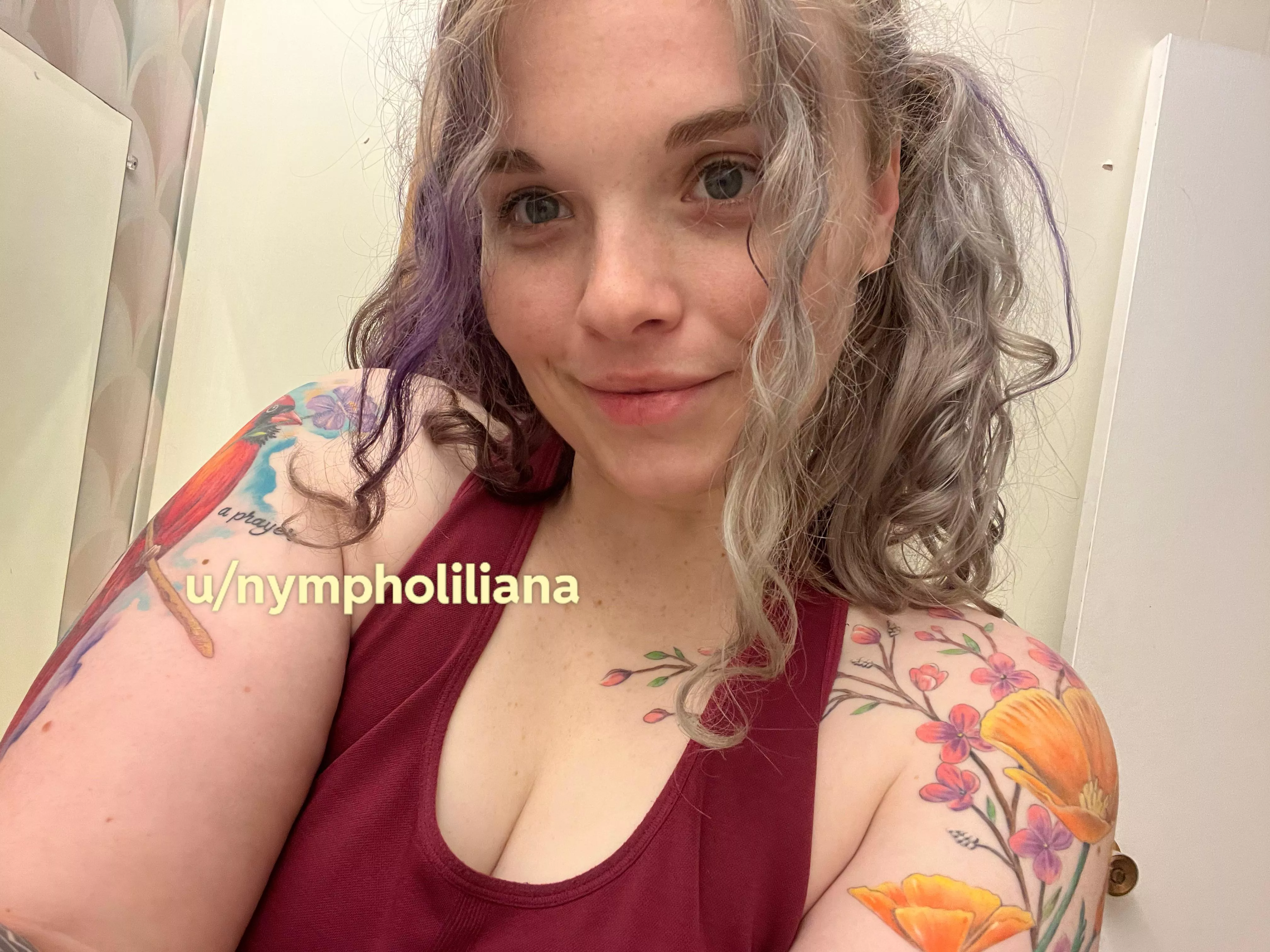 Looking cute with all my tattoos 