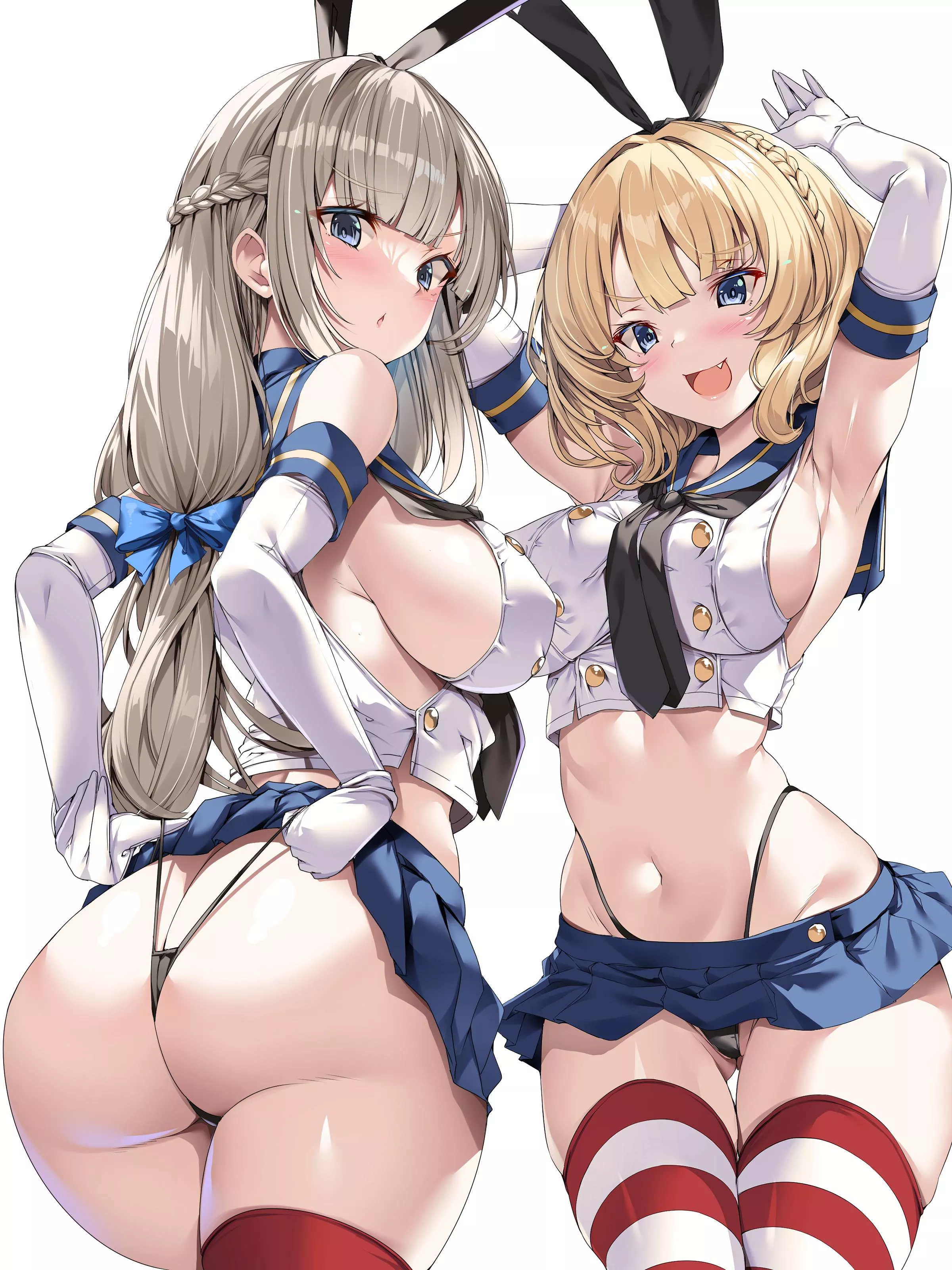 Maryland and Colorado in Shimakaze cosplays (Torisan) [KanColle]